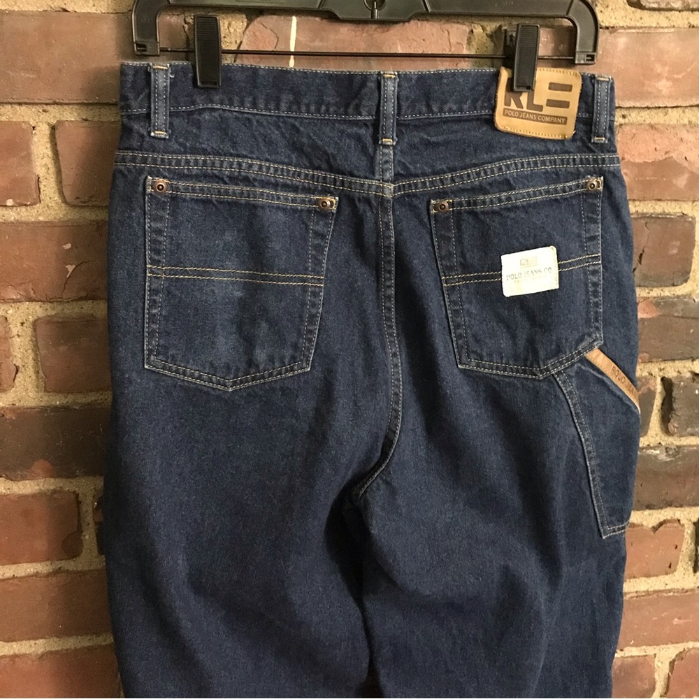 RARE Polo Ralph Lauren Carpenter Jeans 100% Cotton Boys Sz 20 (W31 X L29.5)